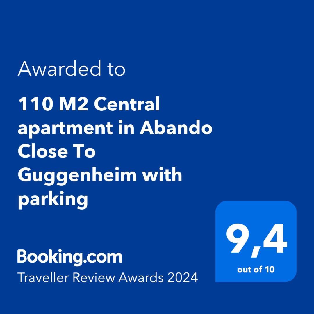 110 M2 Central Apartment In Abando Close To Guggenheim With Parking Bilbao Zewnętrze zdjęcie